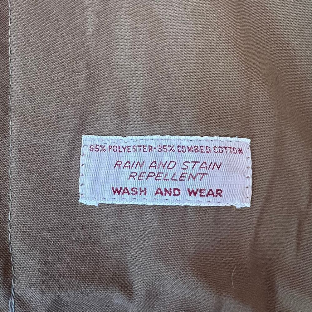 Vintage Christian Dior 80's Era Brown Trench Coat w/Detachable Wool Liner 38R - Picture 10 of 16